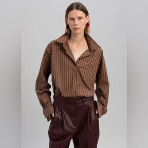 The Frankie shop stripe blouse